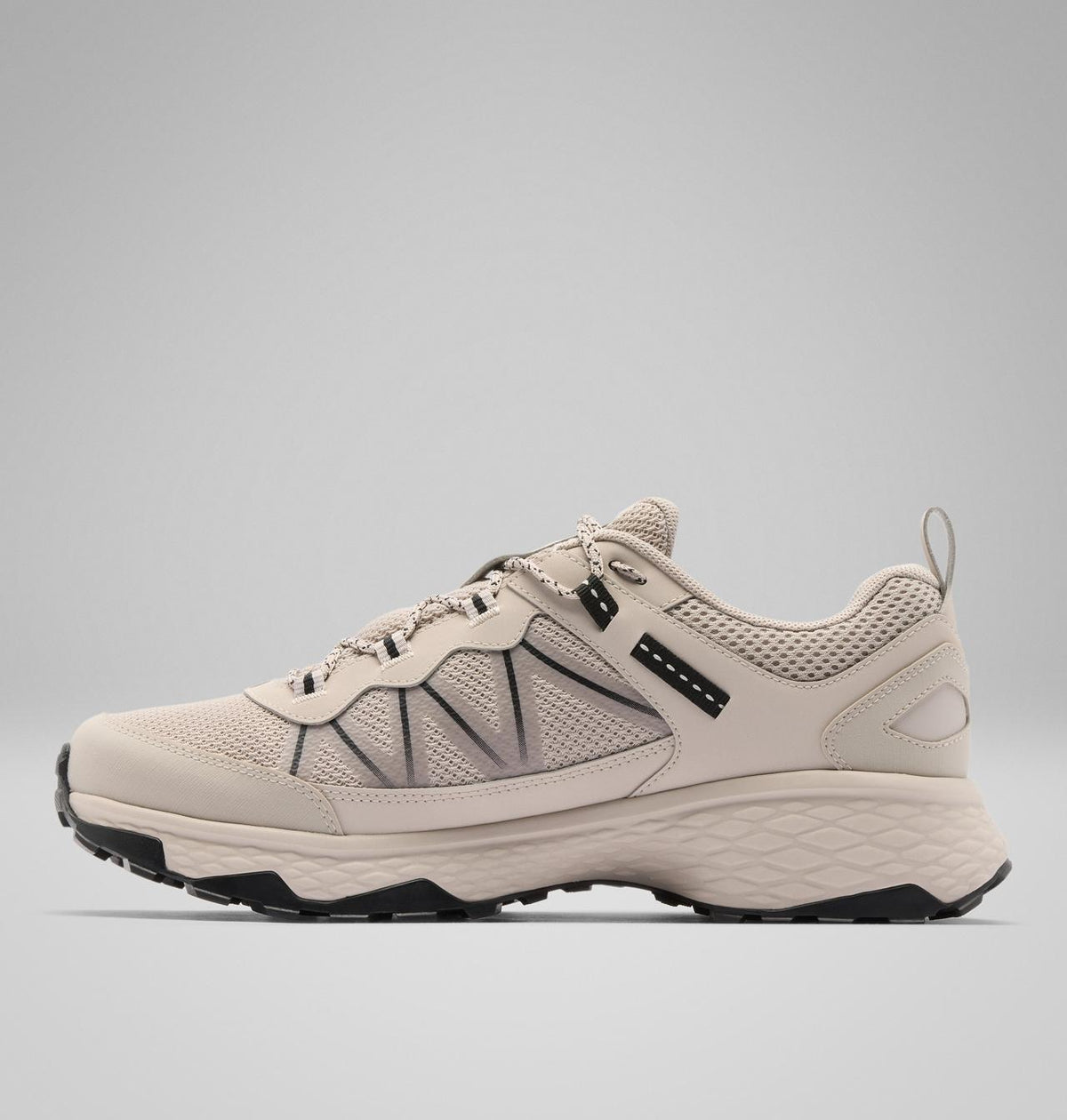 Columbia Peakfreak Rush OutDry Hiking Shoes Men product view 6 — Soft Taupe, Black