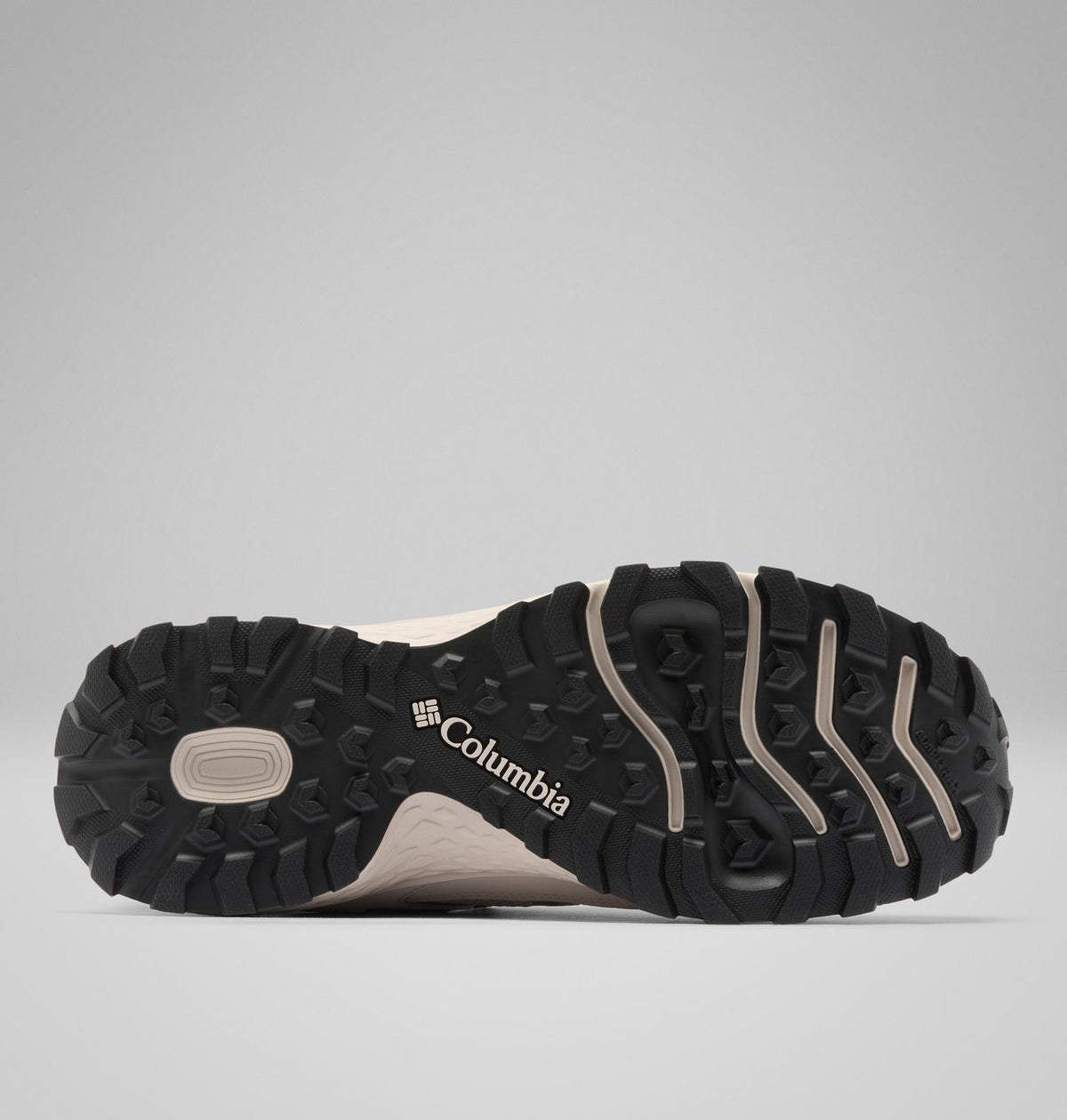 Columbia Peakfreak Rush OutDry Hiking Shoes Men product view 5 — Soft Taupe, Black