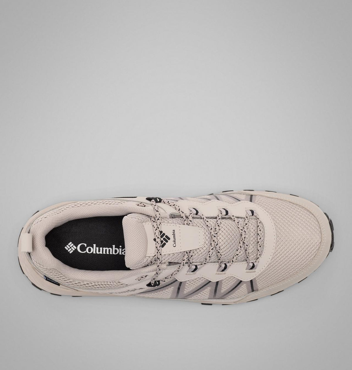 Columbia Peakfreak Rush OutDry Hiking Shoes Men product view 4 — Soft Taupe, Black