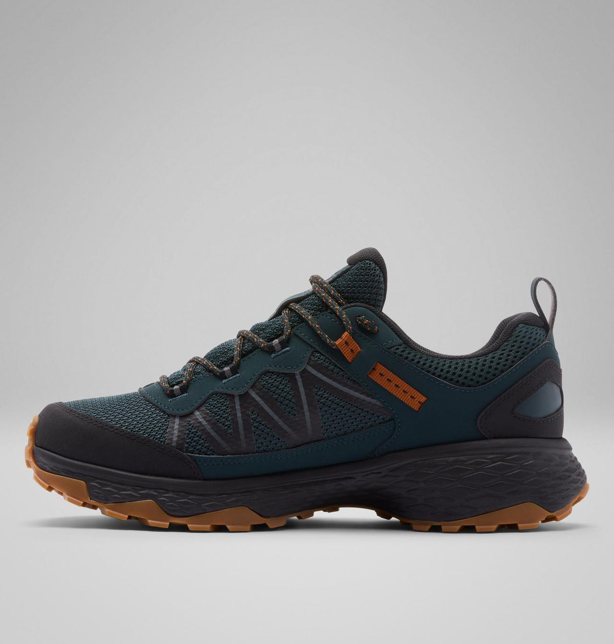 Columbia Peakfreak Rush OutDry Hiking Shoes Men product view 6 — Blue Spruce, Caramel