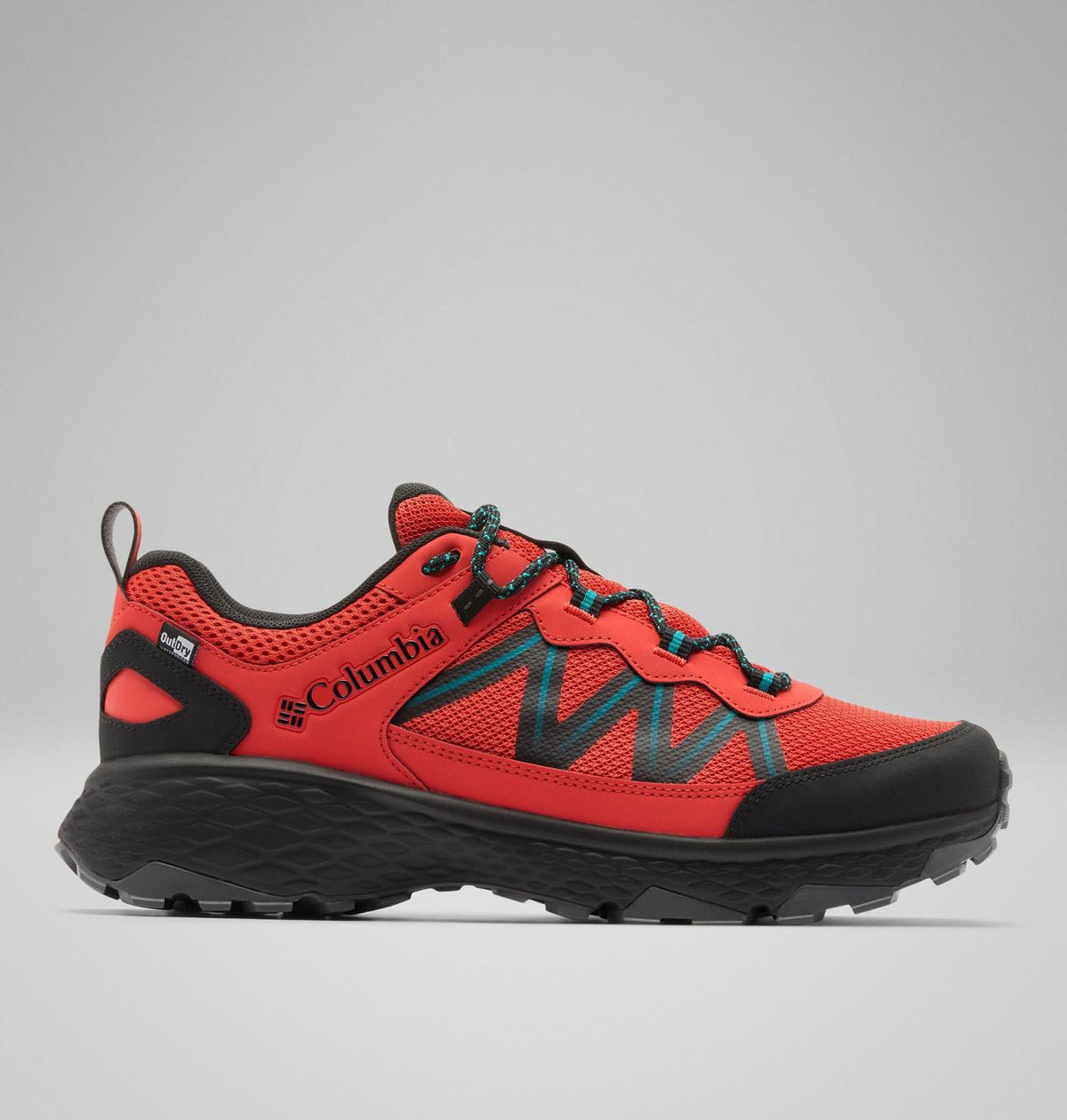 Columbia Peakfreak Rush OutDry Hiking Shoes Men product view 1 — Super Sonic, Teal Chloride