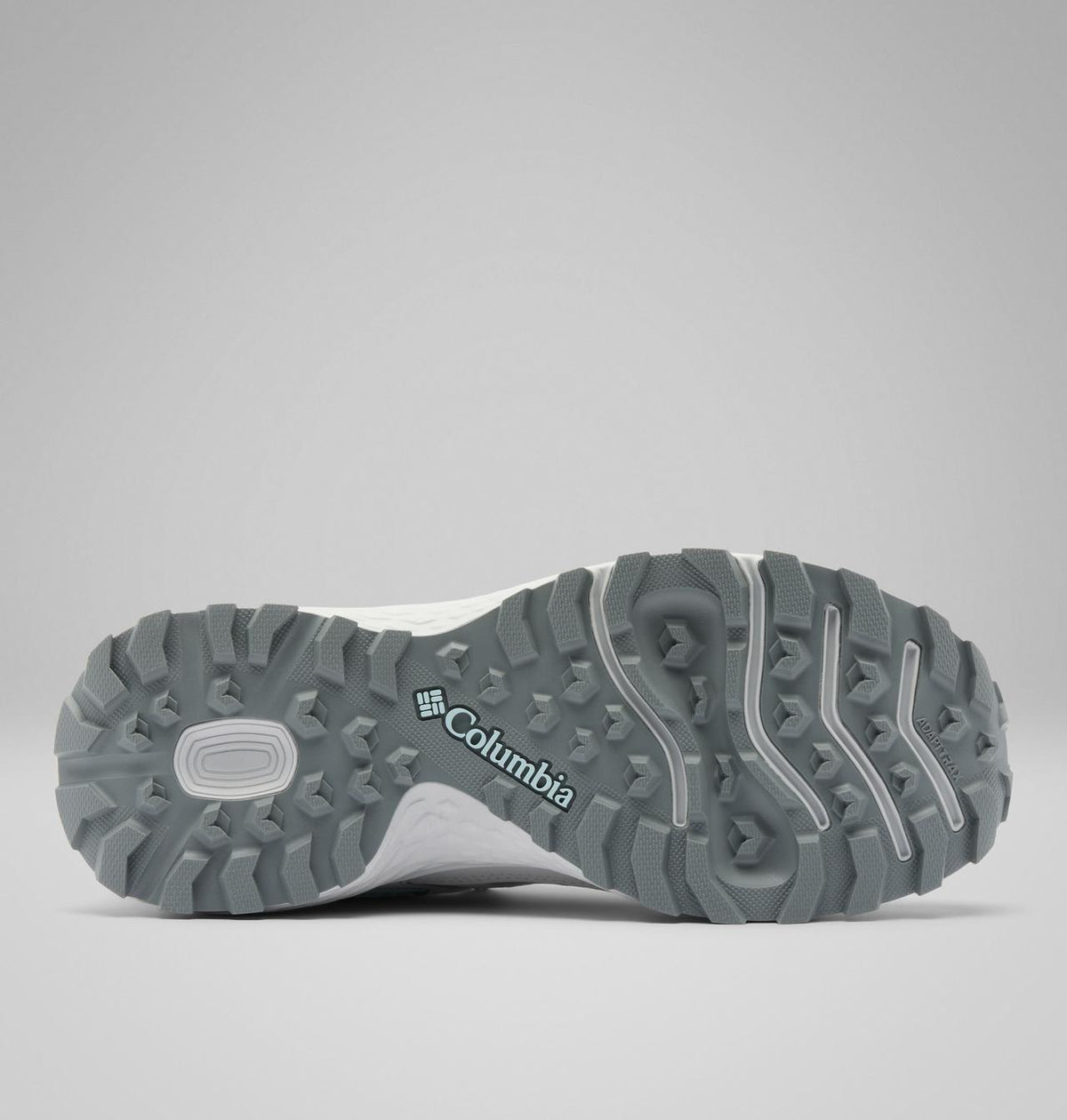 Columbia Peakfreak Rush OutDry Hiking Shoes Women product view 5 — Grey Ice, Marine Light