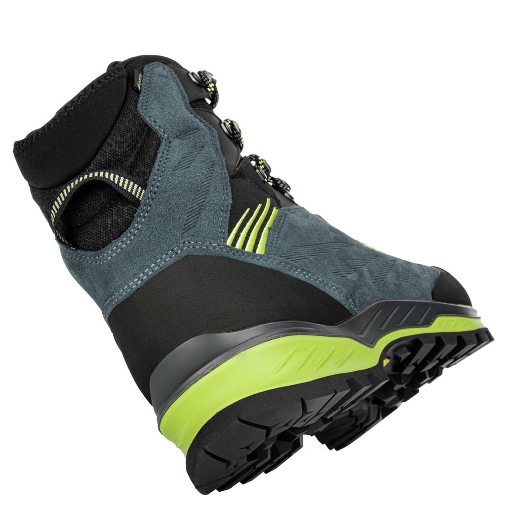 LOWA Cadin Ii GTX MID product view 4 — steel blue/lime