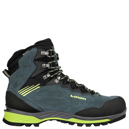 LOWA Cadin Ii GTX MID product view 1 — steel blue/lime