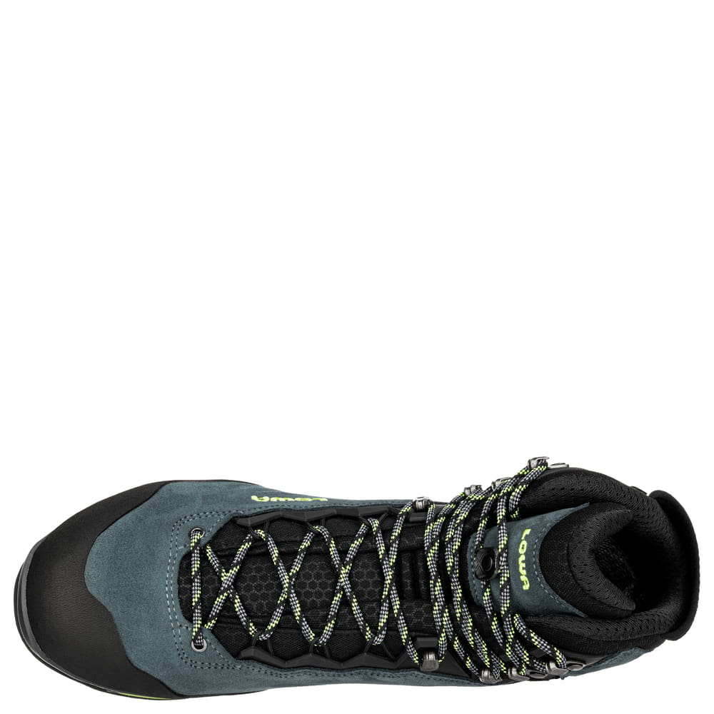LOWA Cadin Ii GTX MID product view 5 — steel blue/lime