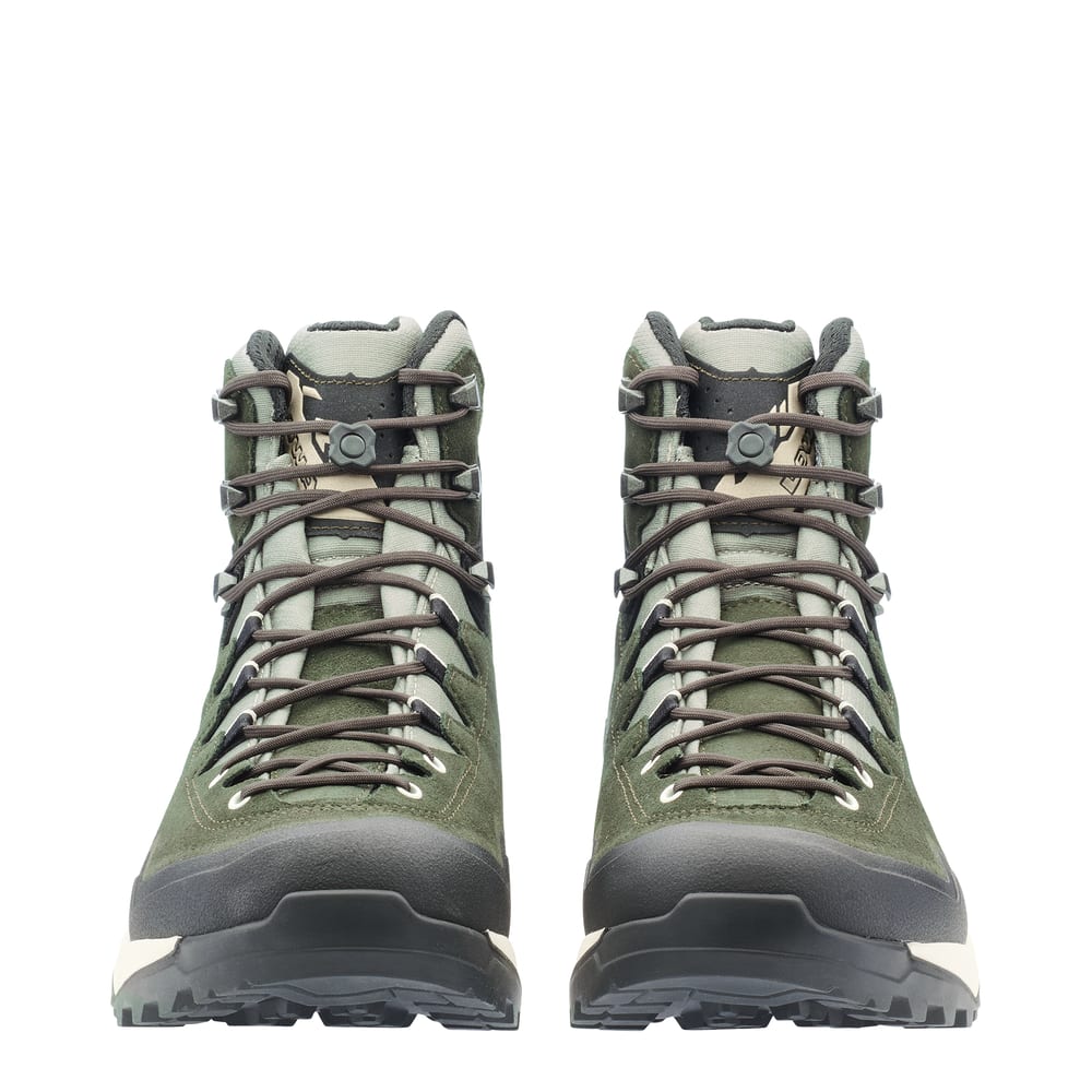 LOWA Explorer GTX MID product view 4 — dark green/panna