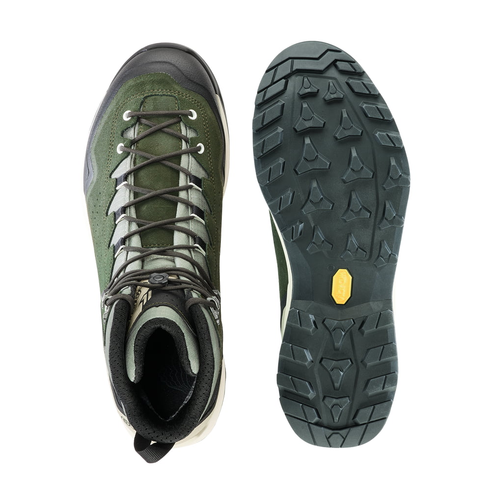LOWA Explorer GTX MID product view 5 — dark green/panna