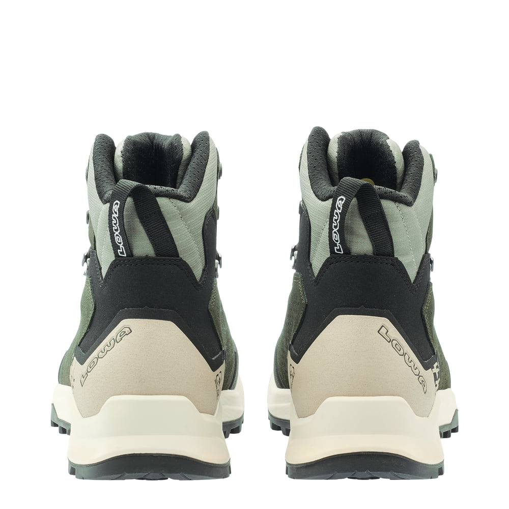 LOWA Explorer GTX MID product view 6 — dark green/panna