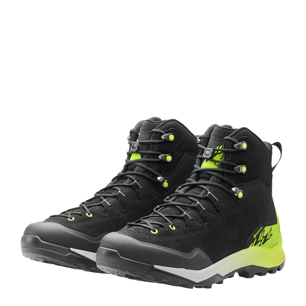 LOWA Explorer GTX MID product view 2 — black/lime