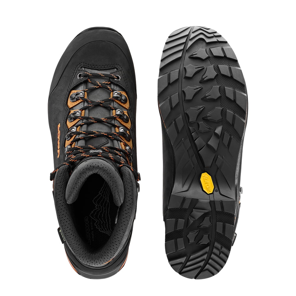 LOWA Camino Evo GTX product view 5 — black/orange