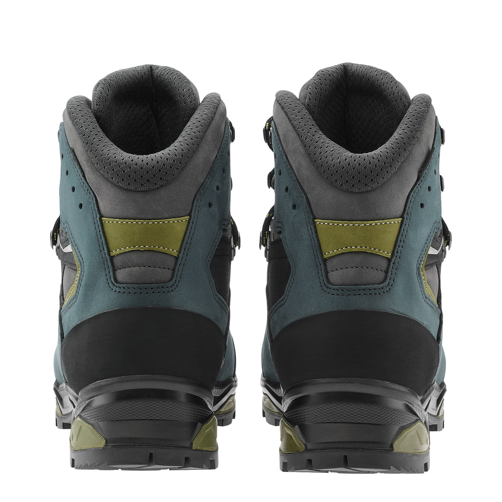 LOWA Camino Evo GTX product view 6 — steel blue/kiwi