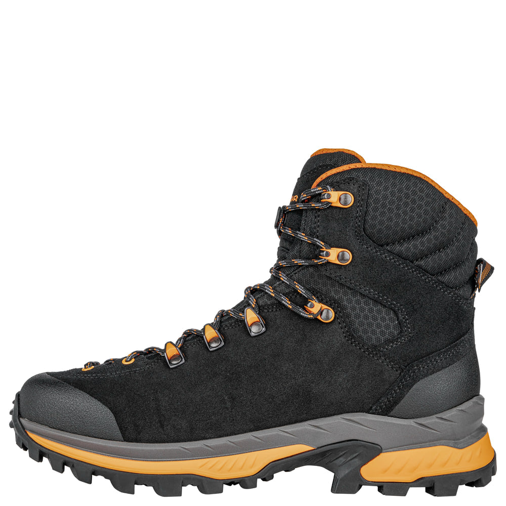LOWA Corvara GTX MID product view 3 — black/orange
