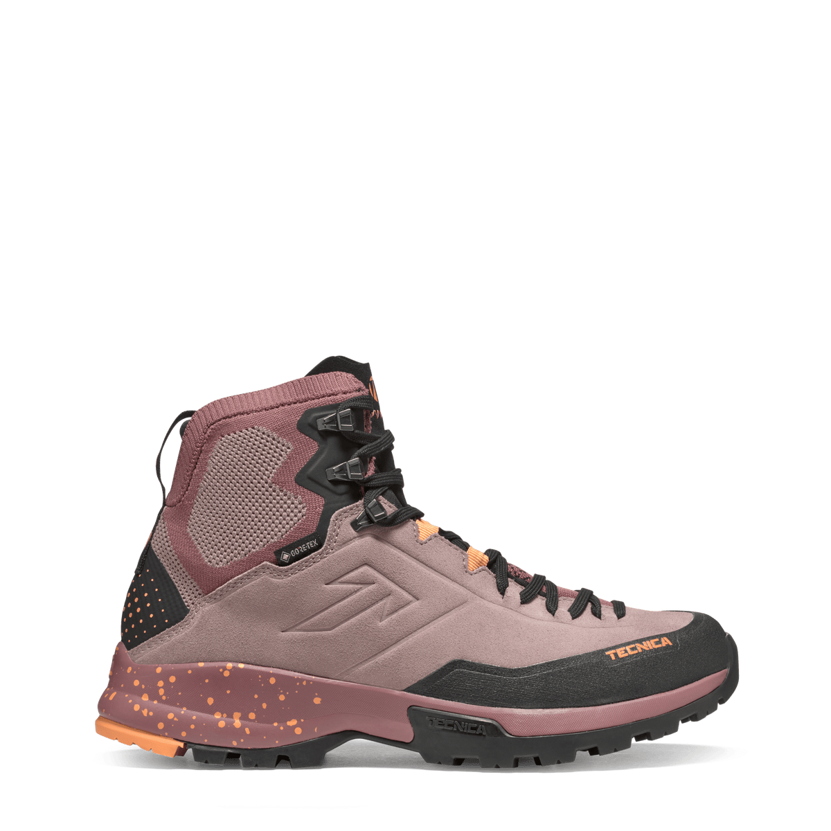 Tecnica Forge Hike Mid GTX WS product view 2 — Dark Pink - Coral