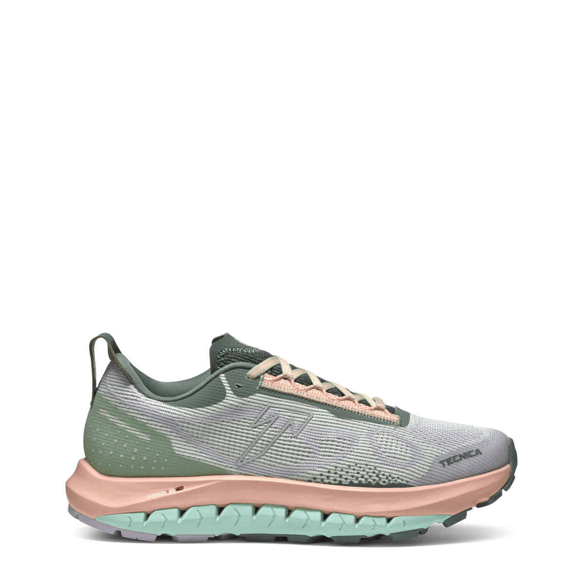 Tecnica Pyrox Hybrid WS product view 2 — Light Grey - Dark Green