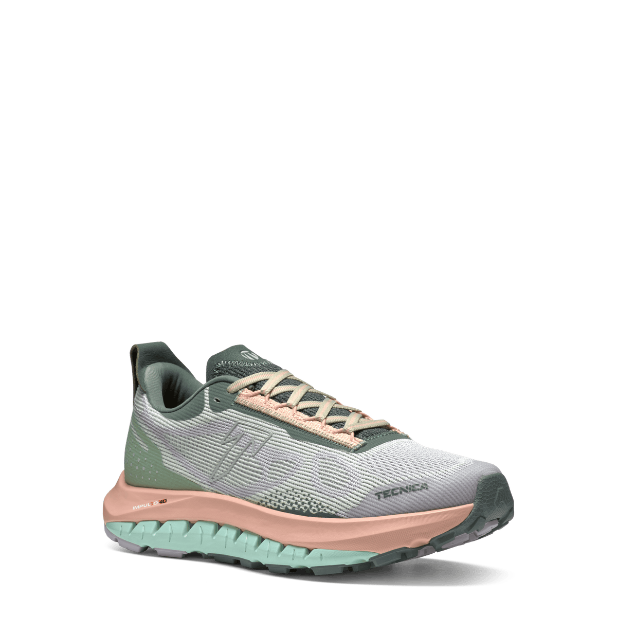 Tecnica Pyrox Hybrid WS product view 1 — Light Grey - Dark Green