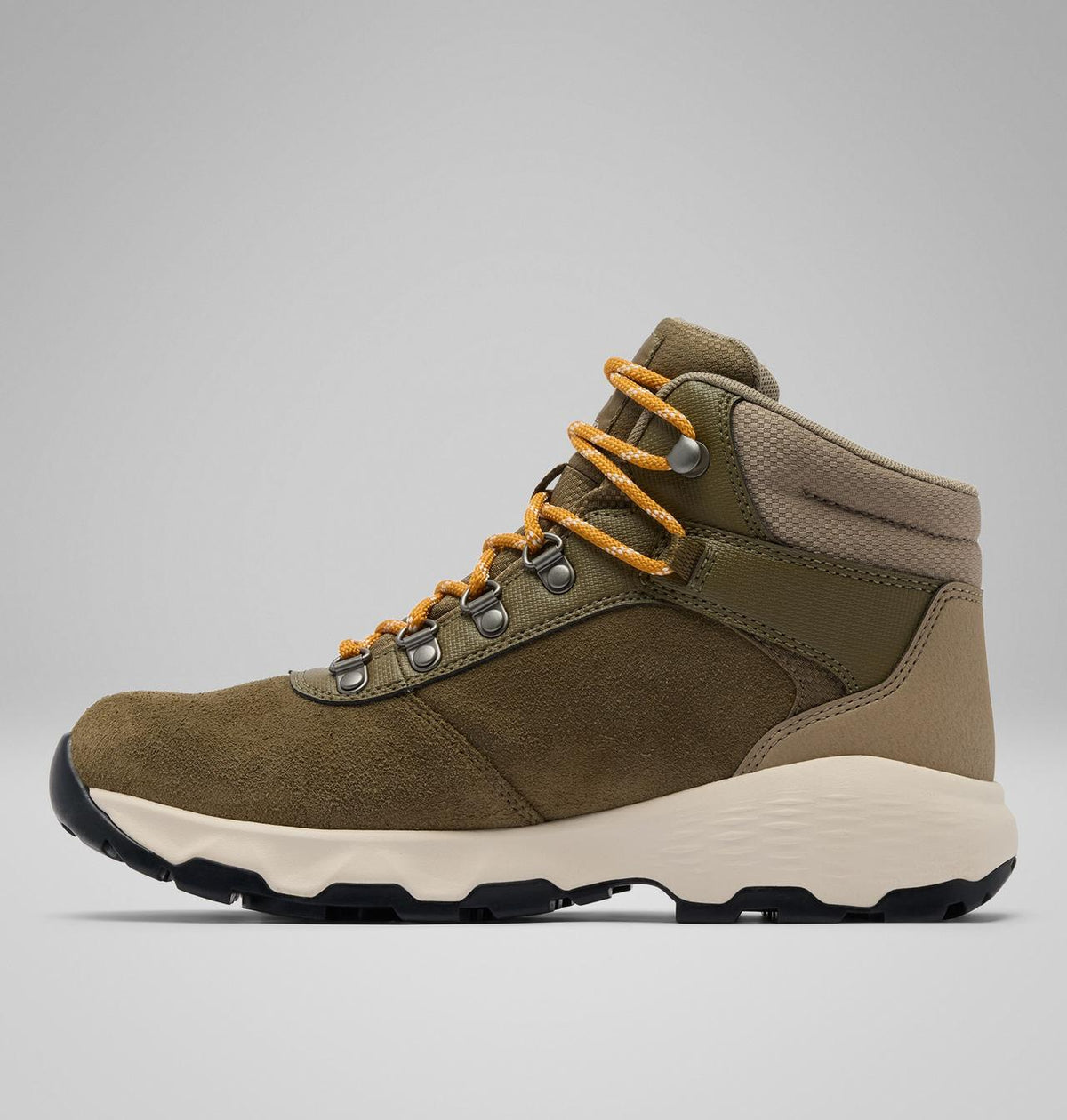 Columbia Newton Wander Waterproof Hiking Boots Women product view 6 — Light Caper, Desert Gold