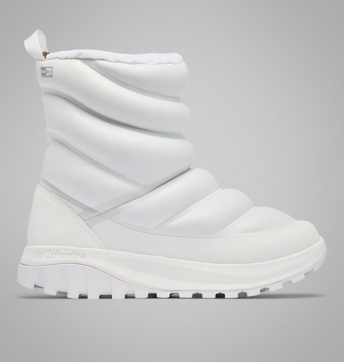 Columbia Snowtrot Peak ODX Winter Boots Women product view 1 — White, Graphite