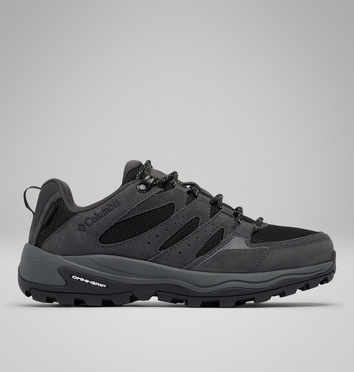 Columbia Redmond IV Waterproof Hiking Shoes Women product view 1 — Black, Citron Haze