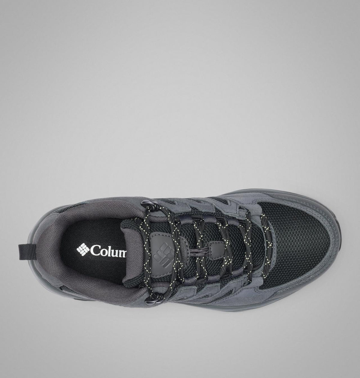 Columbia Redmond IV Waterproof Hiking Shoes Women product view 4 — Black, Citron Haze