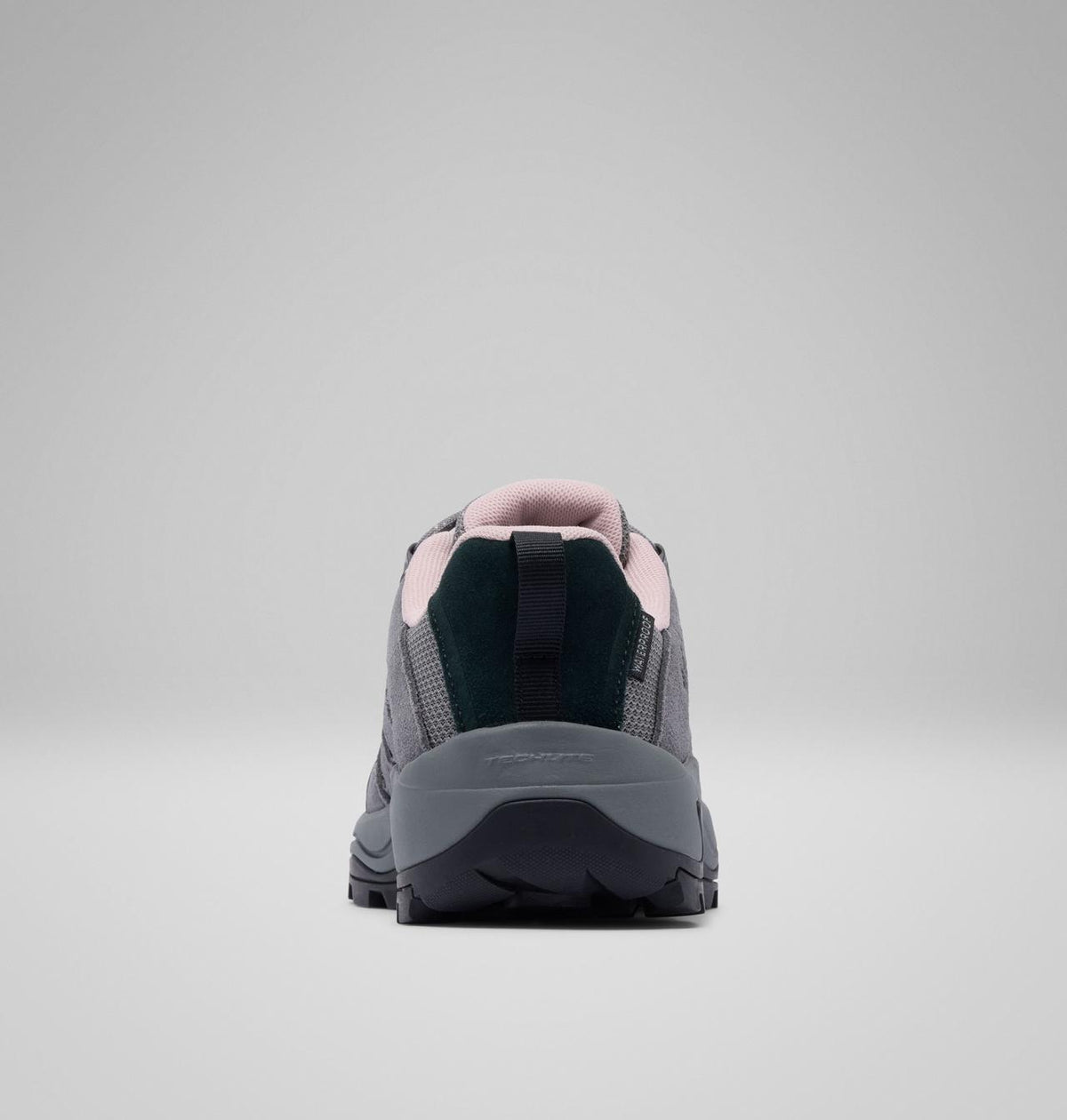 Columbia Redmond IV Waterproof Hiking Shoes Women product view 2 — Ti Grey Steel, Mineral Pink