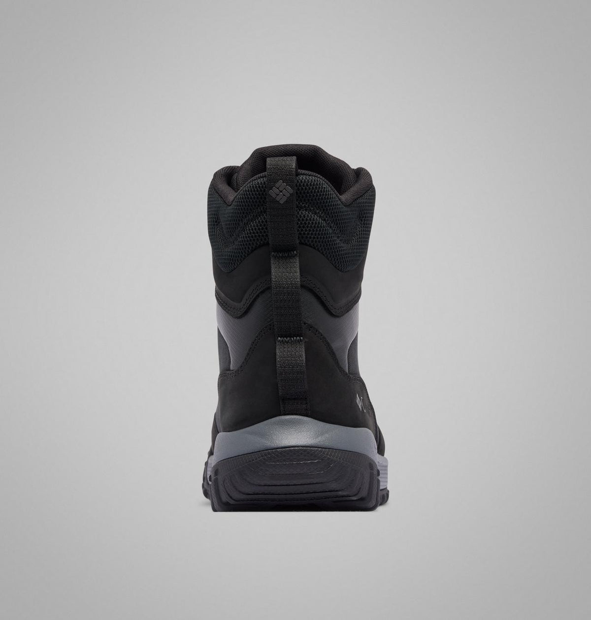 Columbia Burnsider Omni-Heat Infinity Waterproof Winter Boots Men product view 2 — Black, City Grey