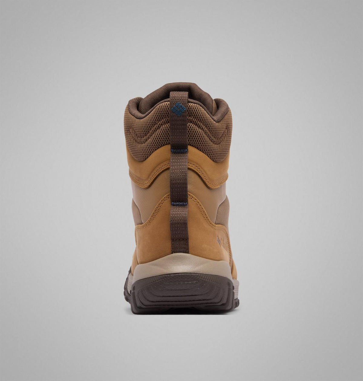 Columbia Burnsider Omni-Heat Infinity Waterproof Winter Boots Men product view 2 — Dark Brown, Dark Mountain