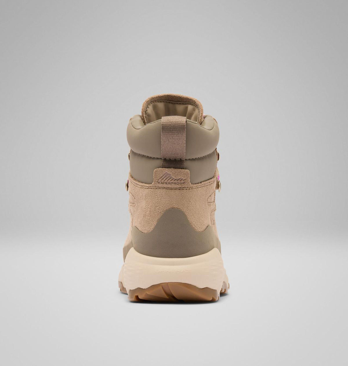 Columbia Newton Alpine PT Waterproof Boots Women product view 2 — Oxford Tan, Foxglove