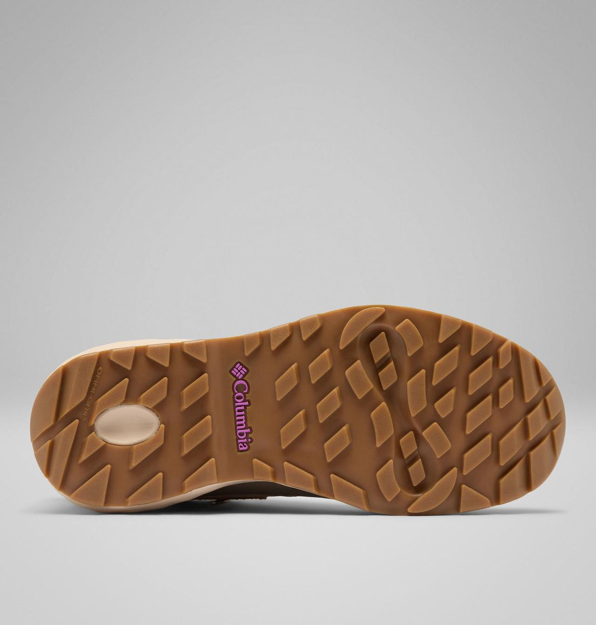 Columbia Newton Alpine PT Waterproof Boots Women product view 5 — Oxford Tan, Foxglove