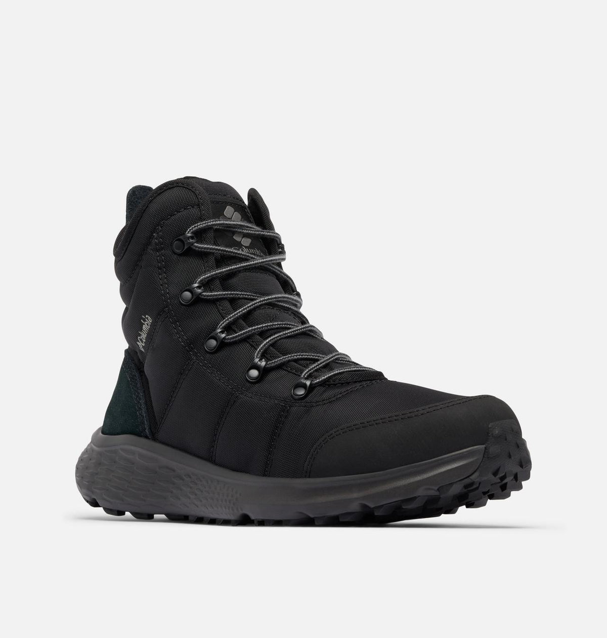 Columbia Fairbanks Cityscape Omni-Heat Winter Boots Men product view 3 — Black, Titanium II