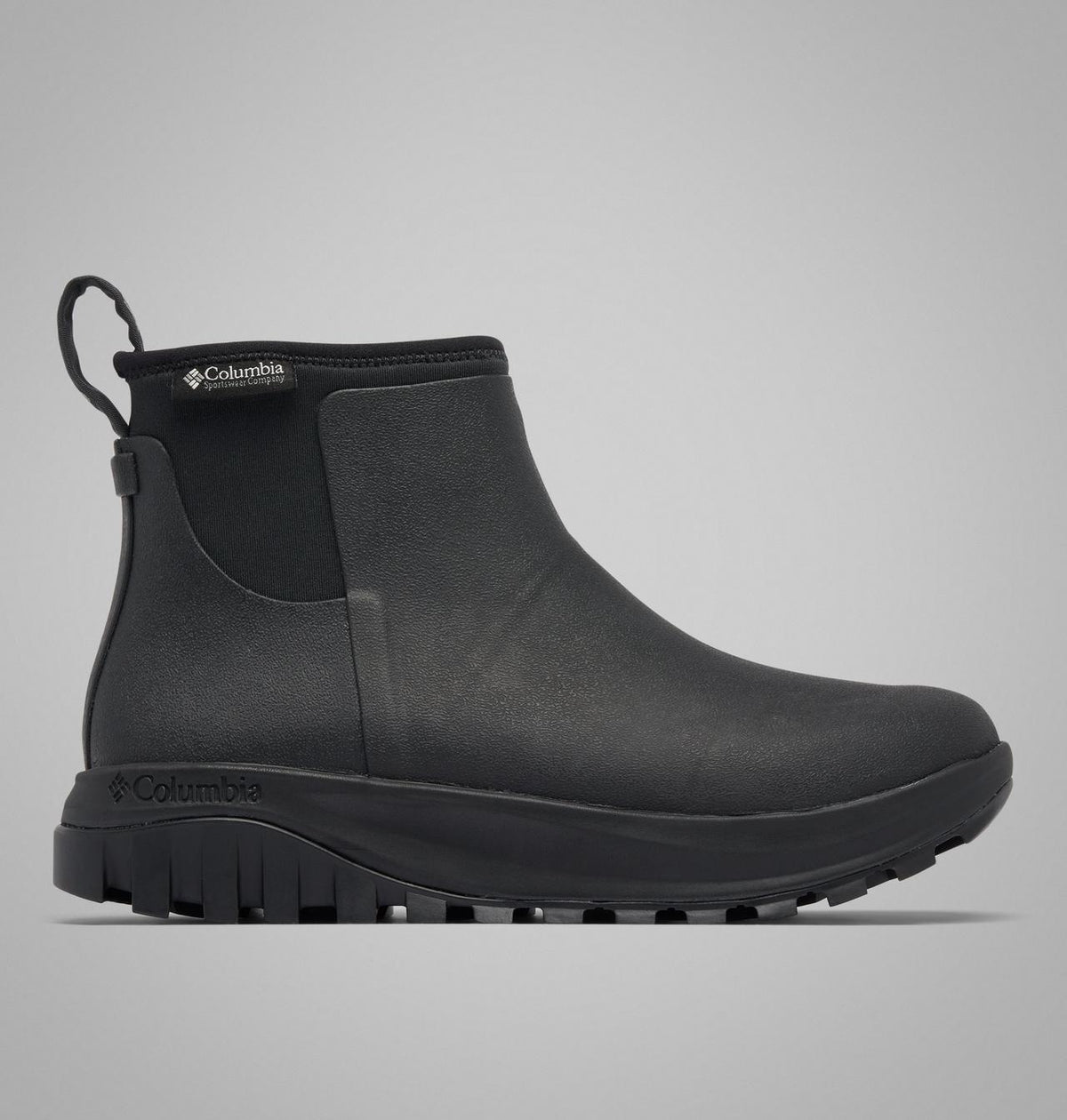 Columbia Venturetrot Waterproof Winter Boots Women product view 1 — Black, Sea Salt