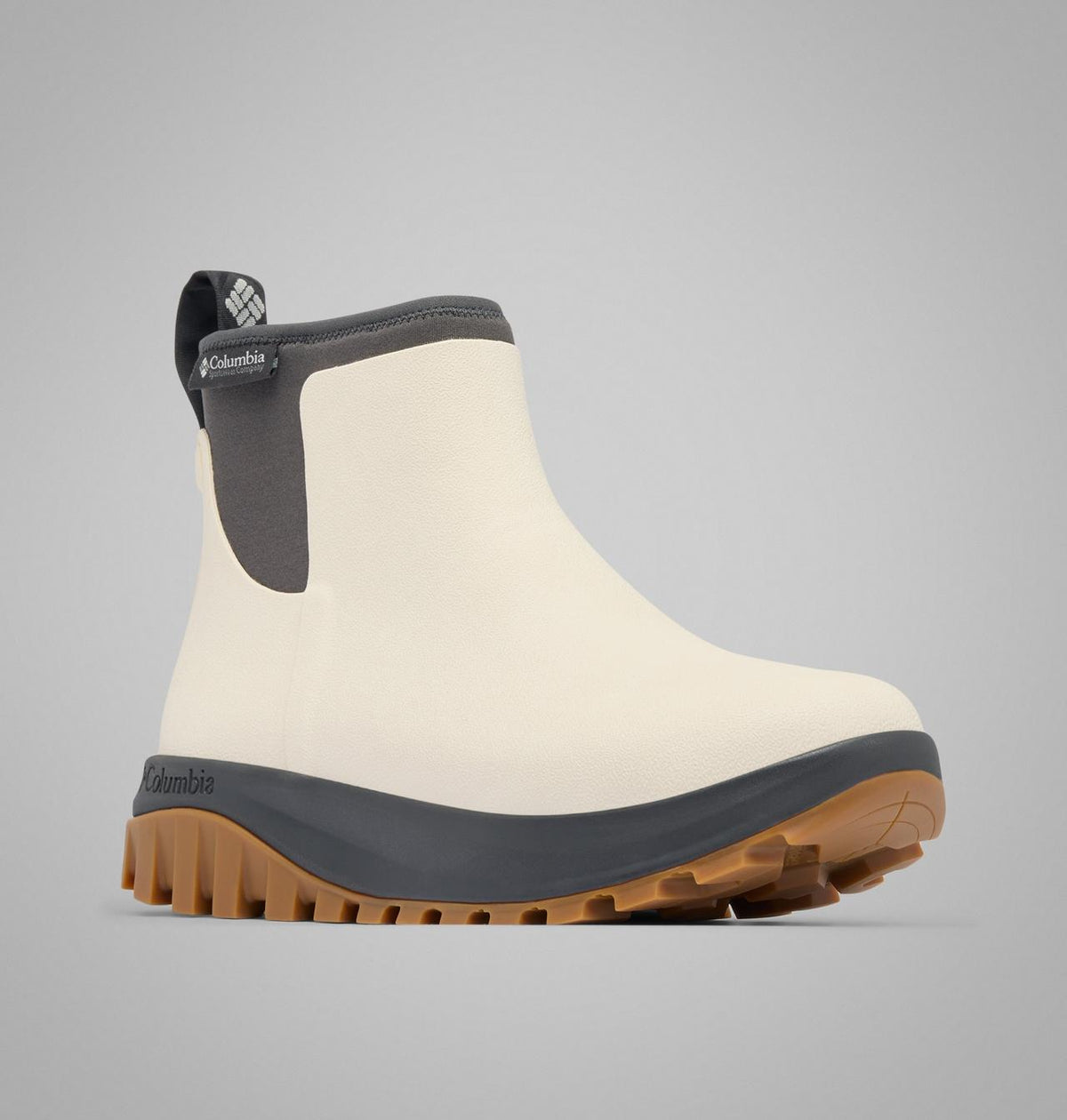 Columbia Venturetrot Waterproof Winter Boots Women product view 3 — Sea Salt, Shark