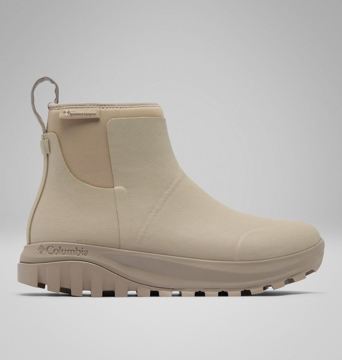 Columbia Venturetrot Waterproof Winter Boots Women product view 1 — Ancient Fossil, Oxford Tan