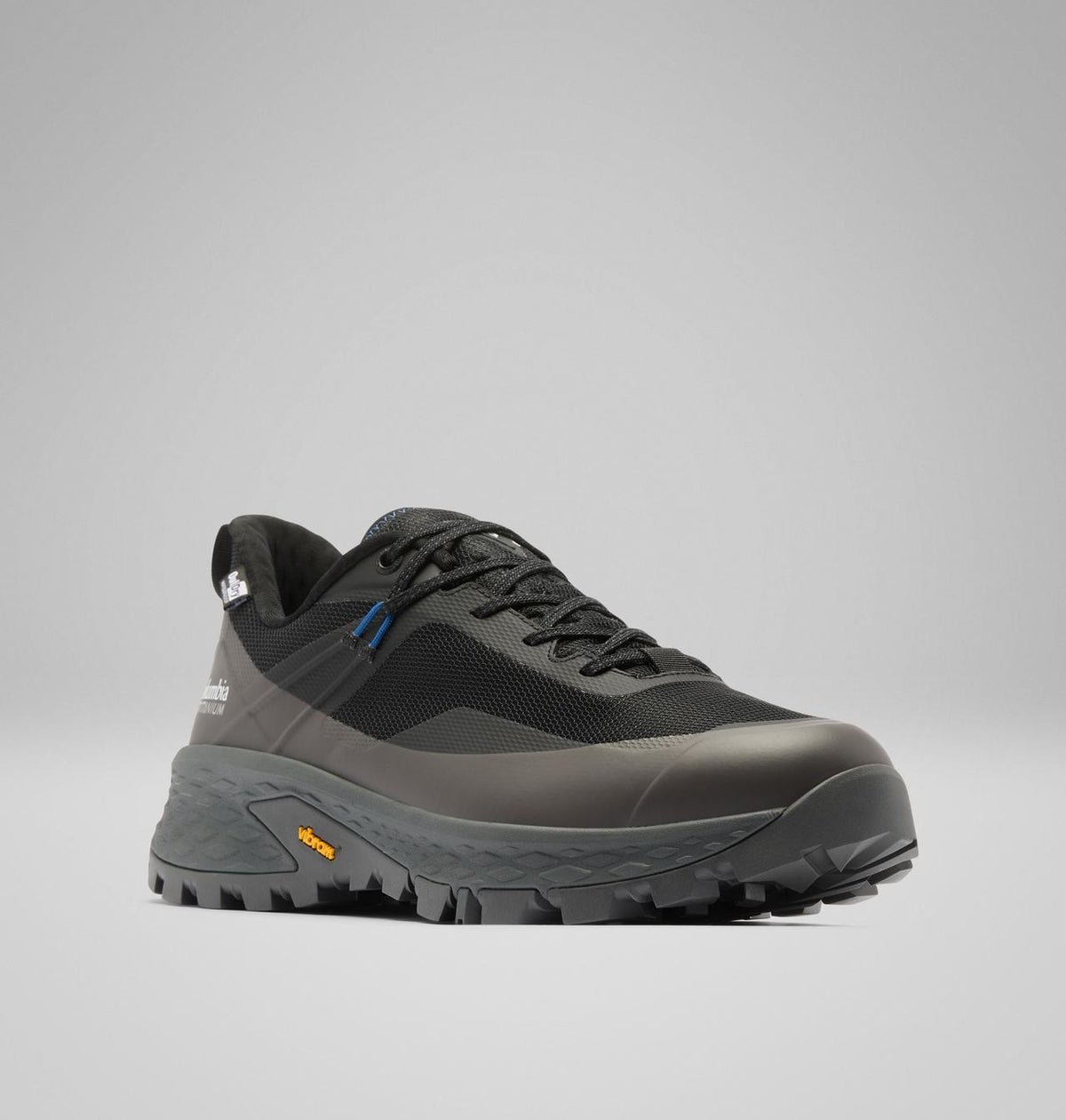 Columbia Tellurix Titanium OutDry Hiking Shoes Men product view 3 — Black, Mountain Blue