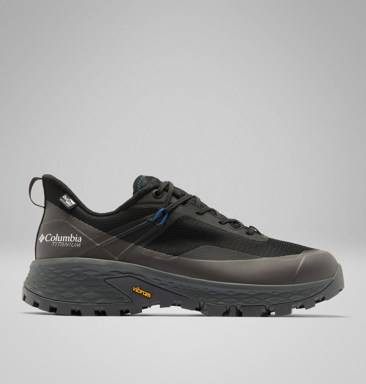 Columbia Tellurix Titanium OutDry Hiking Shoes Men product view 1 — Black, Mountain Blue