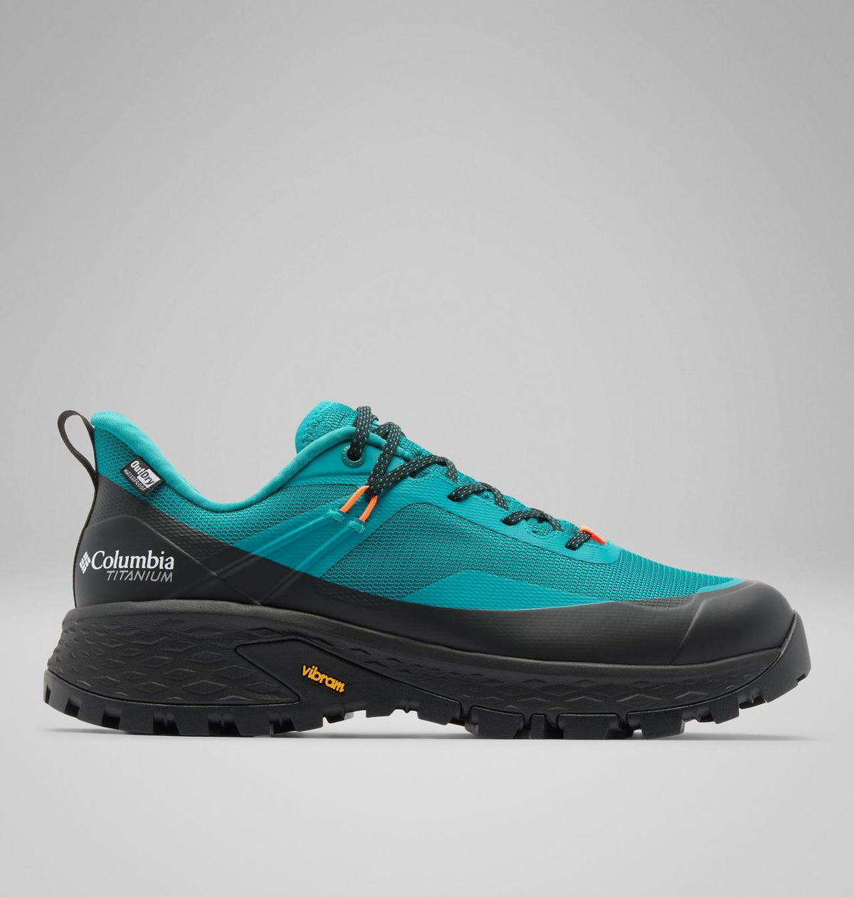 Columbia Tellurix Titanium OutDry Hiking Shoes Men product view 1 — Teal Chloride, Black