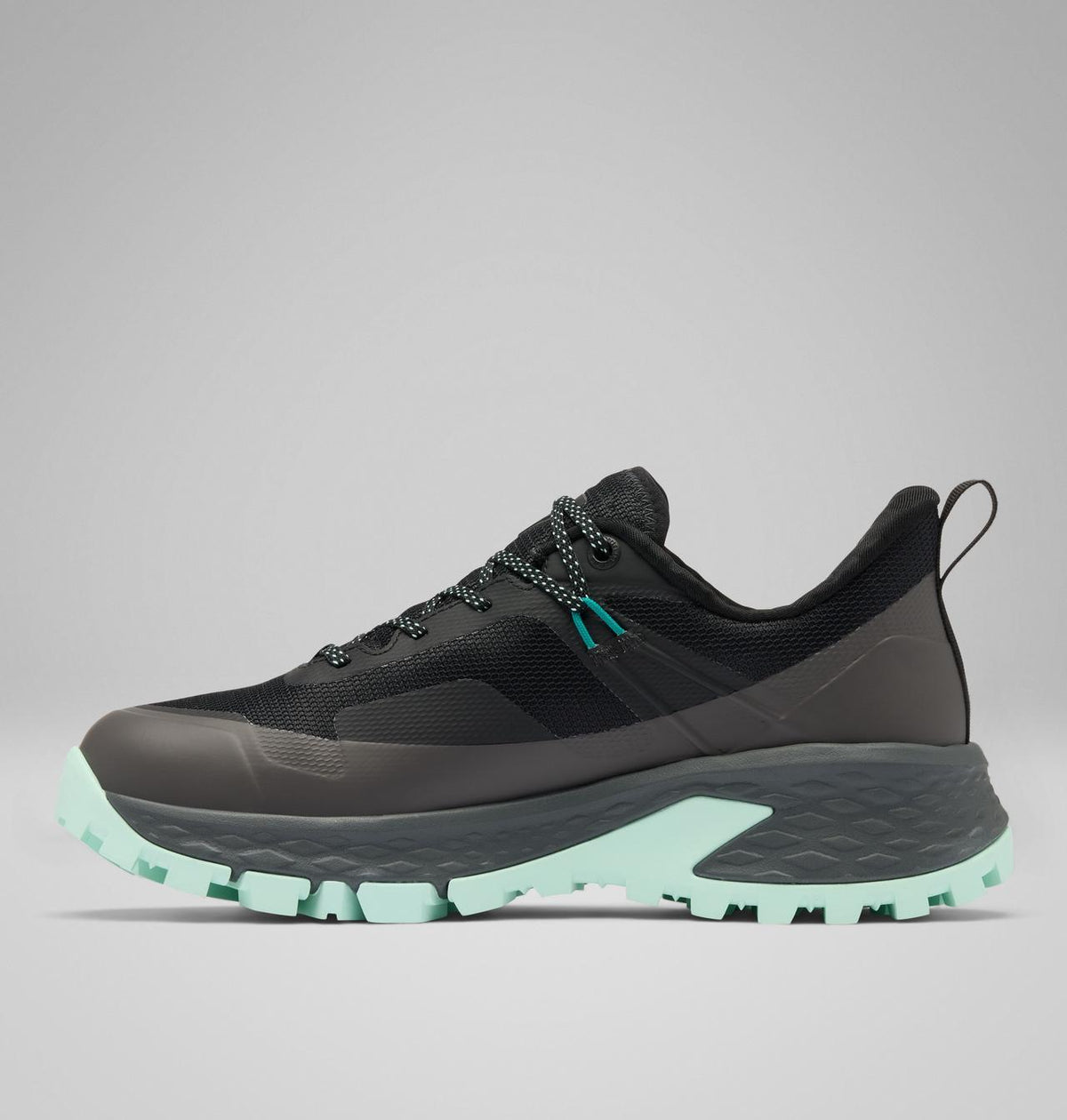 Columbia Tellurix Titanium OutDry Hiking Shoes Women product view 6 — Black, Sea Ice