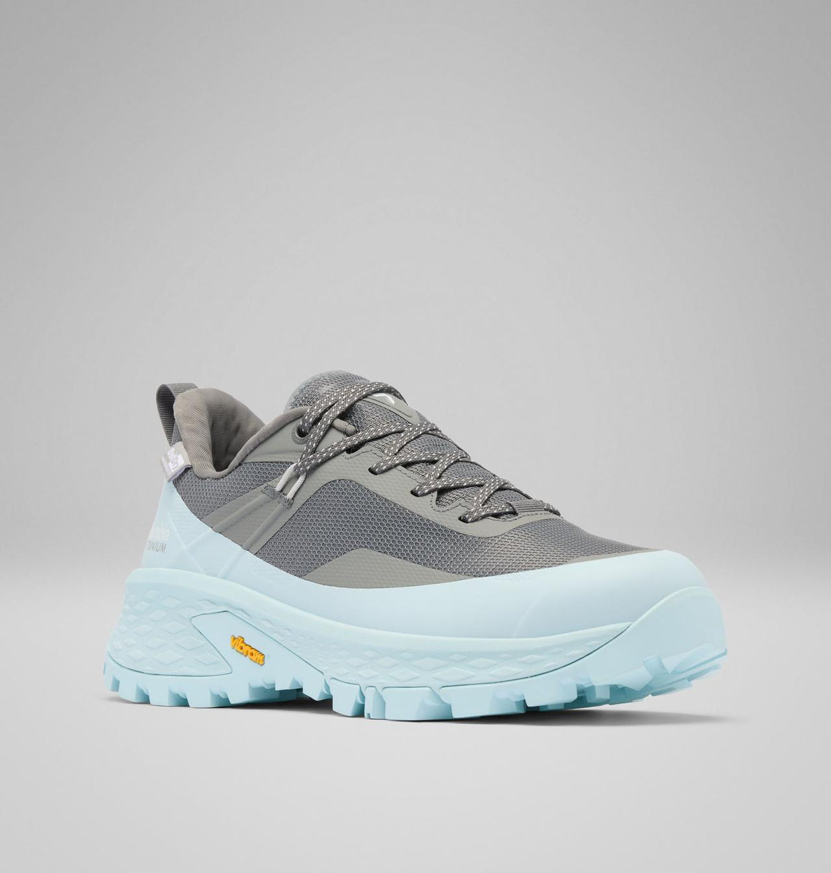 Columbia Tellurix Titanium OutDry Hiking Shoes Women product view 3 — Ti Grey Steel, Marine Light