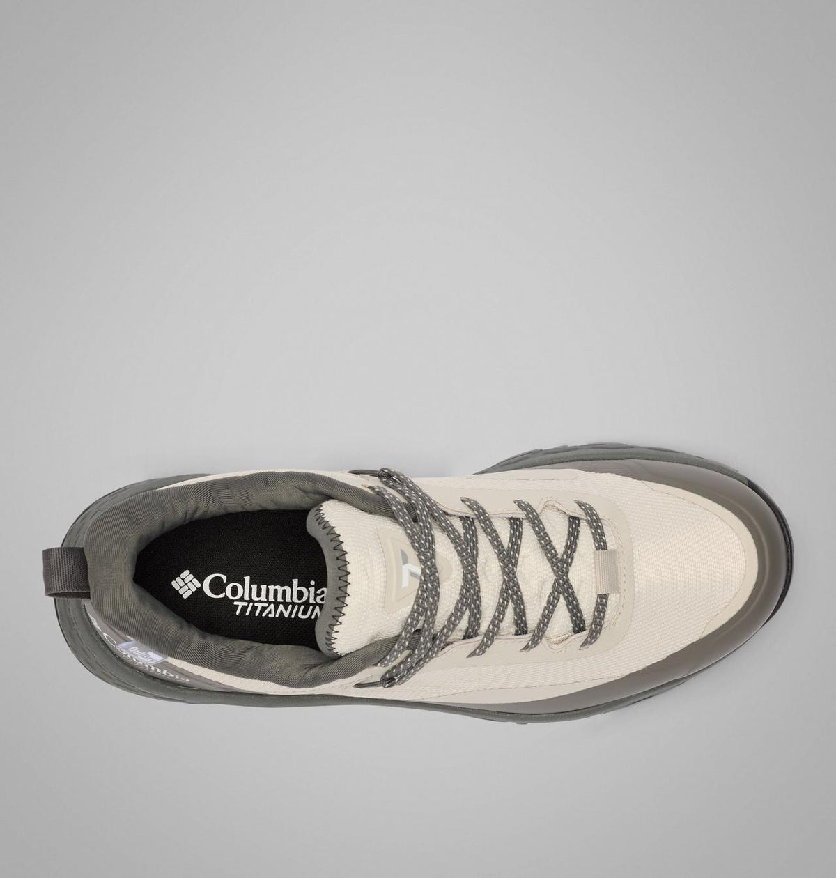 Columbia Tellurix Titanium OutDry Hiking Shoes Women product view 4 — Cloud Grey, Charcoal