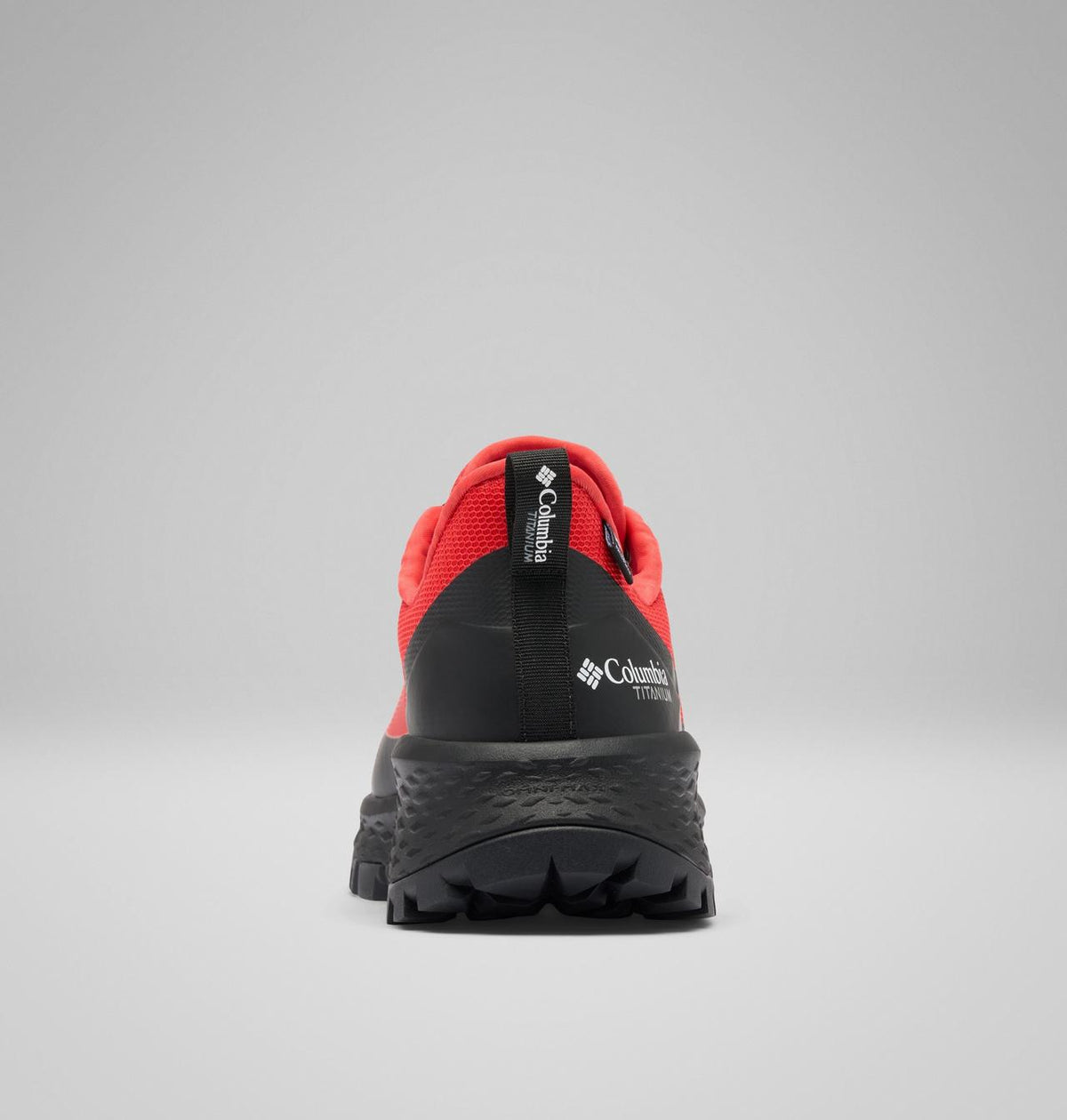 Columbia Tellurix Titanium OutDry Hiking Shoes Women product view 2 — Poppy Red, Black