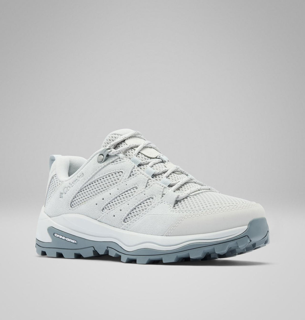 Columbia Redmond IV Breathe Hiking Shoes Women product view 3 — Grey Ice, Ti Grey Steel