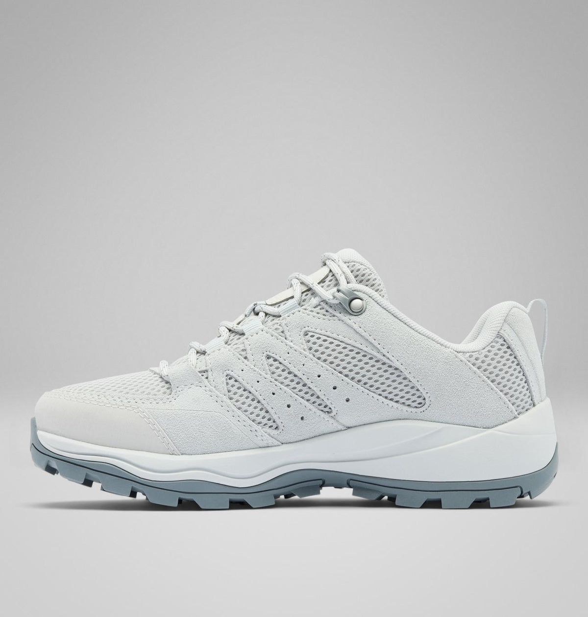 Columbia Redmond IV Breathe Hiking Shoes Women product view 6 — Grey Ice, Ti Grey Steel