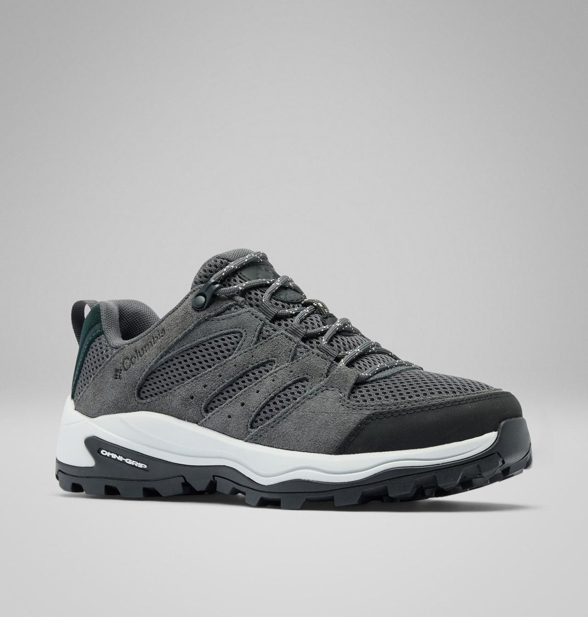 Columbia Redmond IV Breathe Hiking Shoes Women product view 3 — Dark Grey, Grey Ice