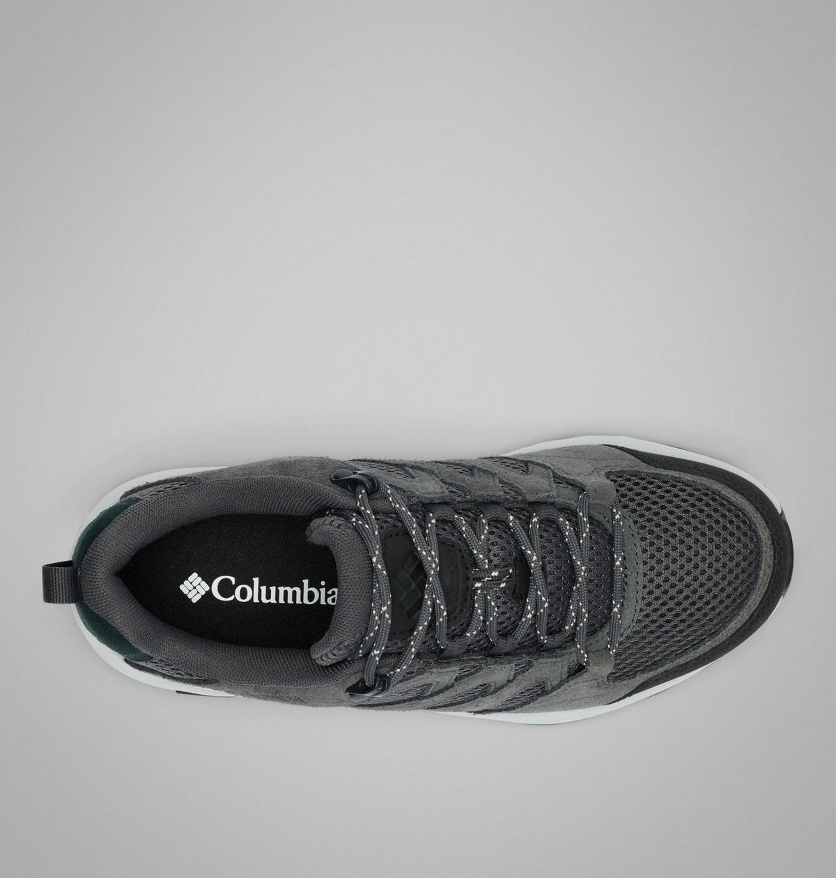 Columbia Redmond IV Breathe Hiking Shoes Women product view 4 — Dark Grey, Grey Ice