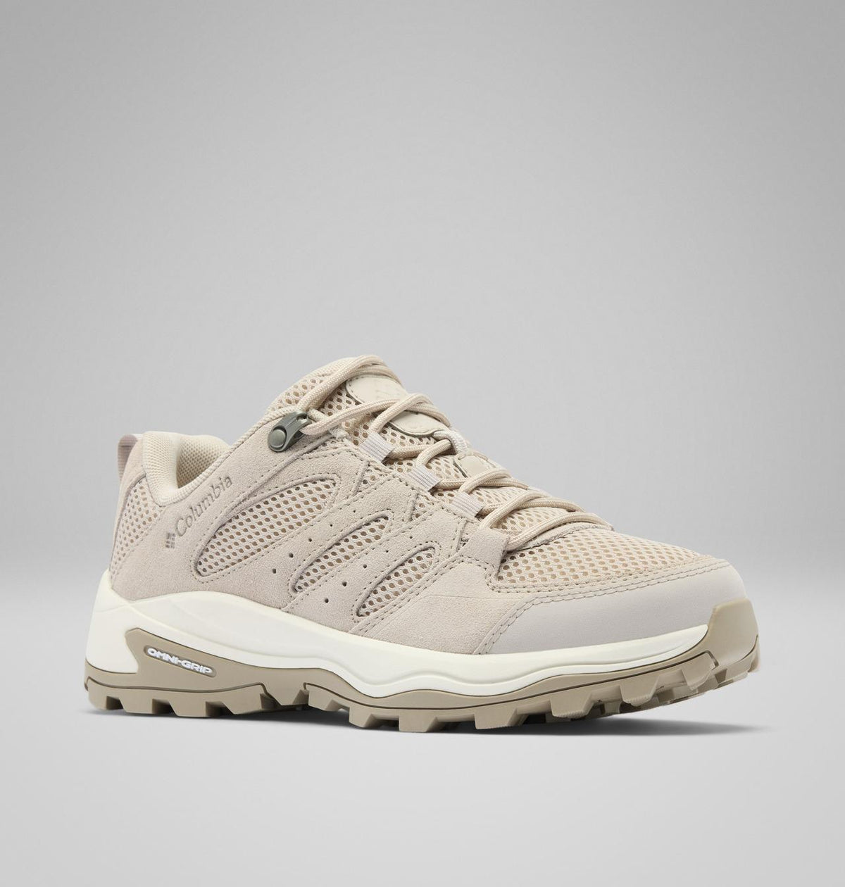 Columbia Redmond IV Breathe Hiking Shoes Women product view 3 — Soft Taupe, Light Sand