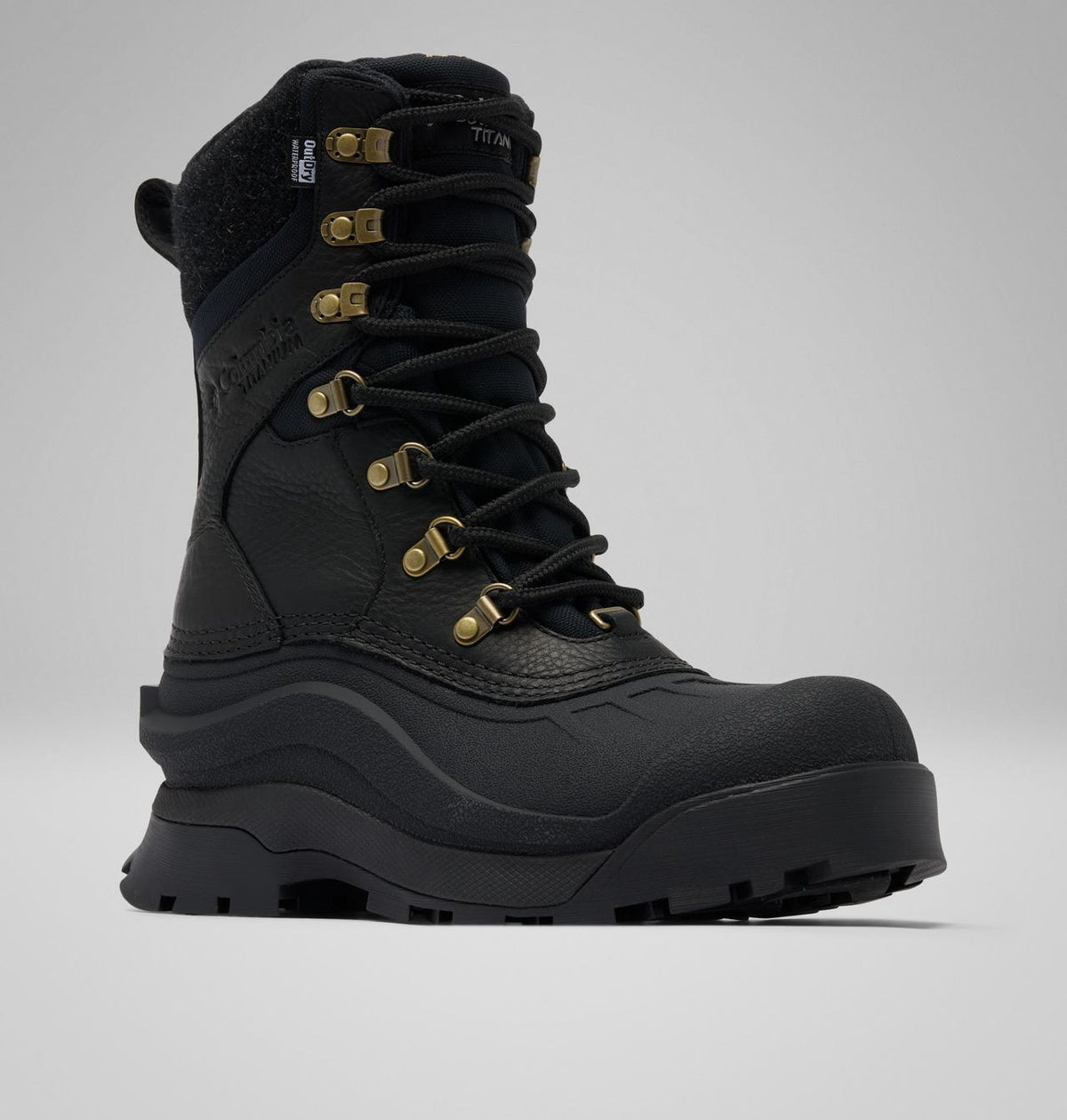 Columbia Bugaboot Peak OutDry Snow Boots Women product view 3 — Black, Black