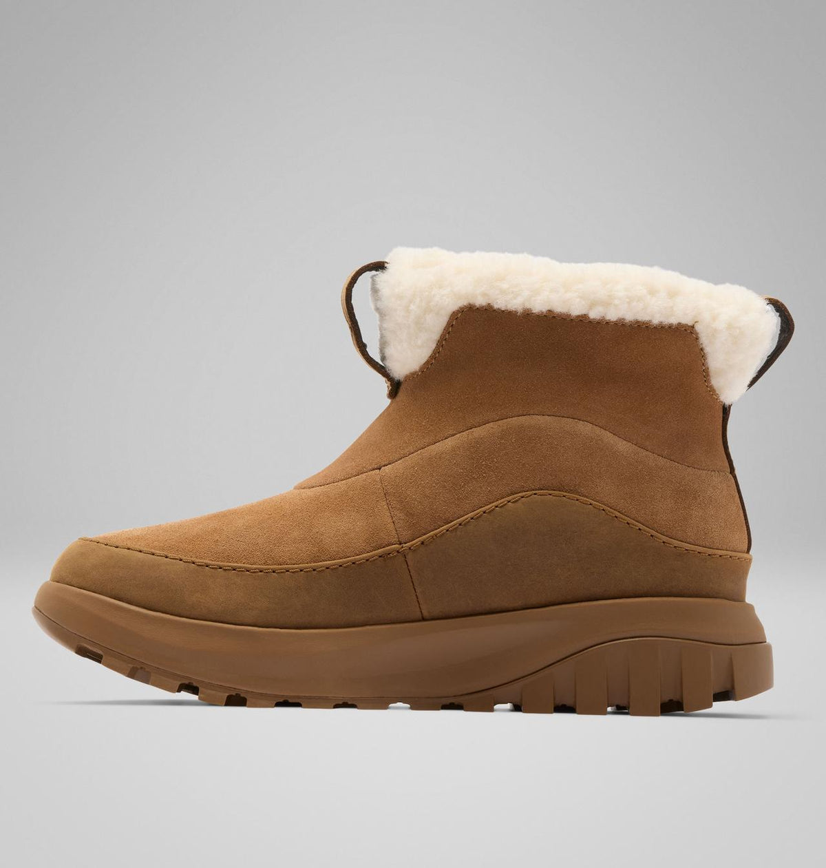 Columbia Snowtrot Ease Winter Boots Women product view 6 — Elk, Light Brown