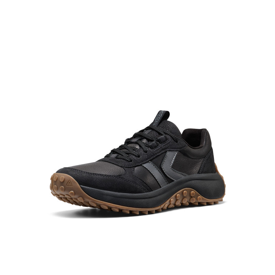 KEEN KS86 Leather Sneaker Men product view 3 — Black