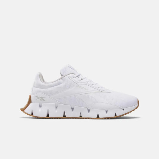 Reebok Zig Dynamica STR Shoes product view 1 — White/White/White