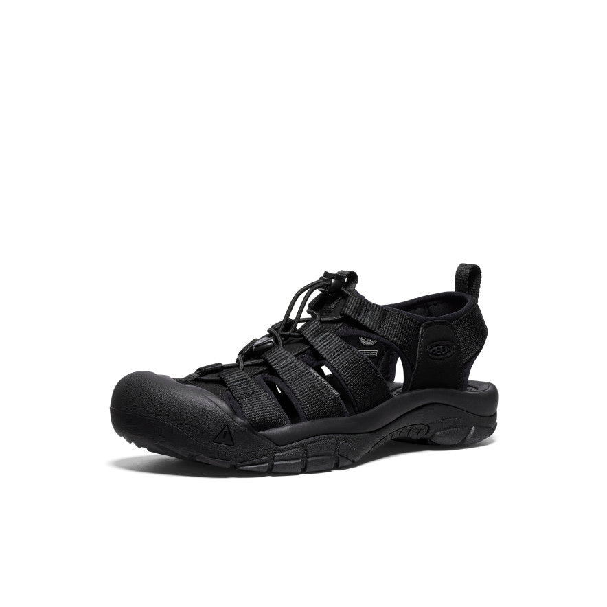 KEEN Newport H2 Sandal Men product view 3 — Triple Black