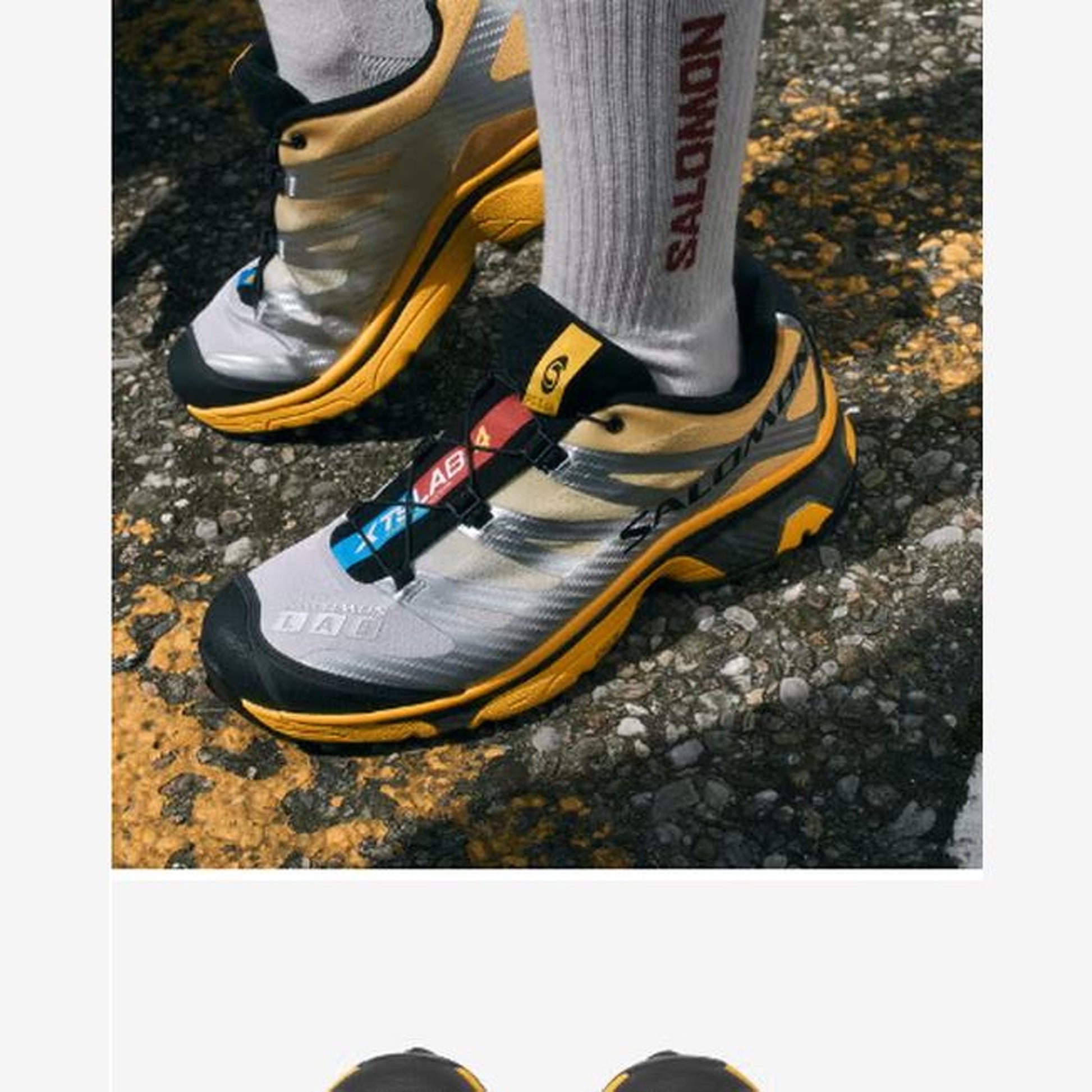 Salomon XT-4 OG - top or pair view - Yellow